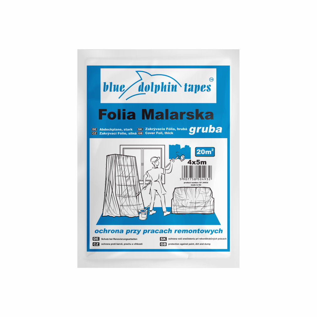 Blue Dolphin Cover Foil – CF-DR – 4 m x 5 m – Strong