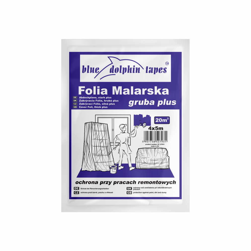 Blue Dolphin Cover Foil – CF-DR – 4 m x 5 m – Extra Strong