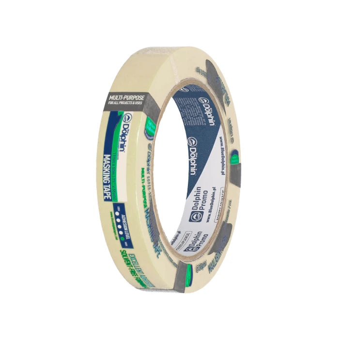 Blue Dolphin High Performance Masking Tape – White / Yellow – MT-627 – 19 mm x 50 m