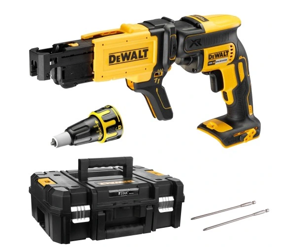 DEWALT DCF620NTK 18V XR Brushless Drywall Screwdriver + DCF6202 Magazine
