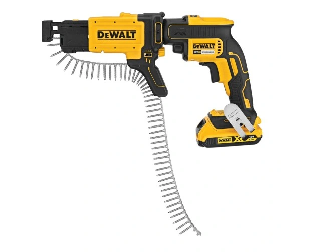 DEWALT DCF620NTK 18V XR Brushless Drywall Screwdriver + DCF6202 Magazine
