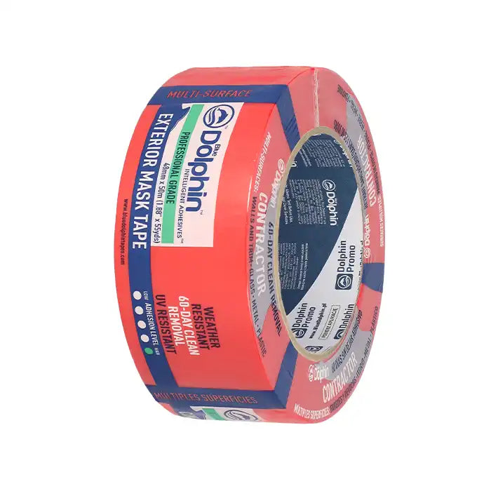 Blue Dolphin Contractor – Exterior Masking Tape – MT-PE(R) – 48 mm x 50 m