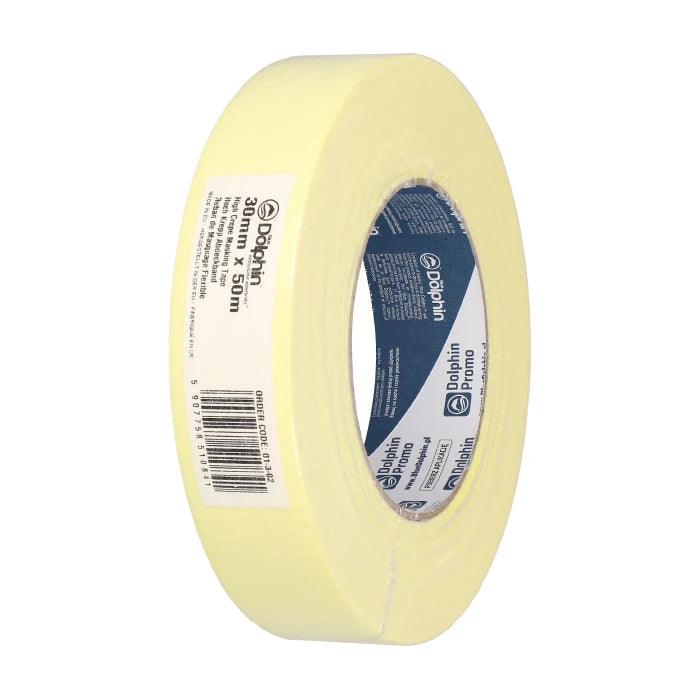Blue Dolphin High Crepe Decorating Tape – Yellow – 19 mm x 50 m