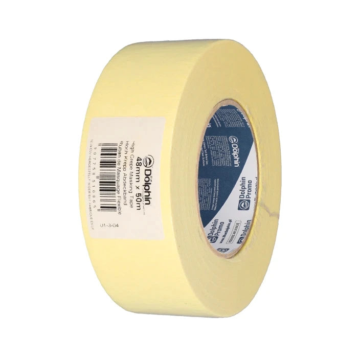 Blue Dolphin High Crepe Decorating Tape – Yellow – 19 mm x 50 m