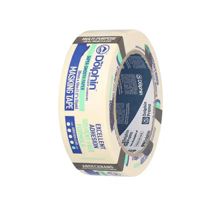 Blue Dolphin High Performance Masking Tape – White / Yellow – MT-627 – 48 mm x 50 m