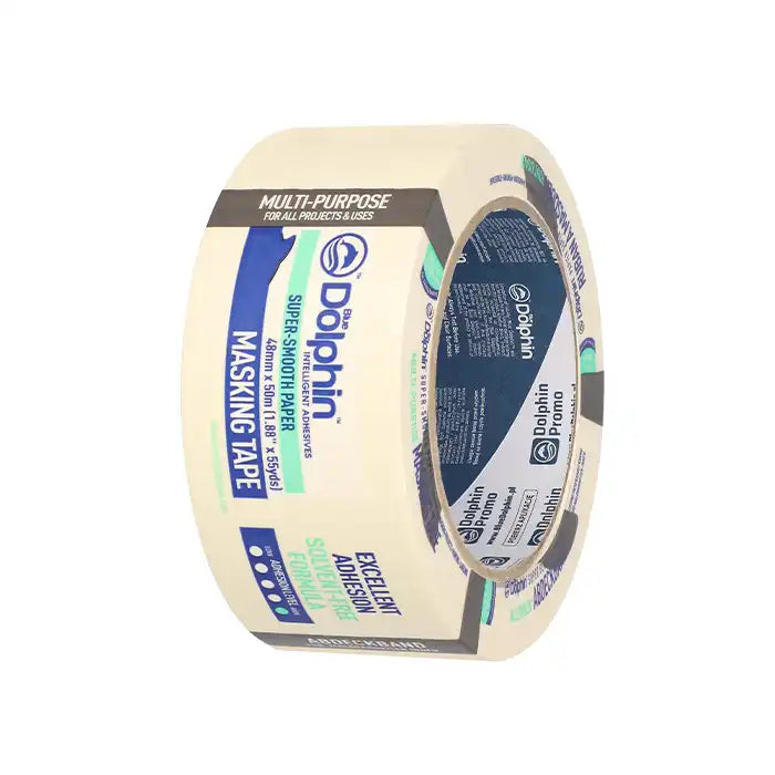 Blue Dolphin High Performance Masking Tape – White / Yellow – MT-627 – 19 mm x 50 m